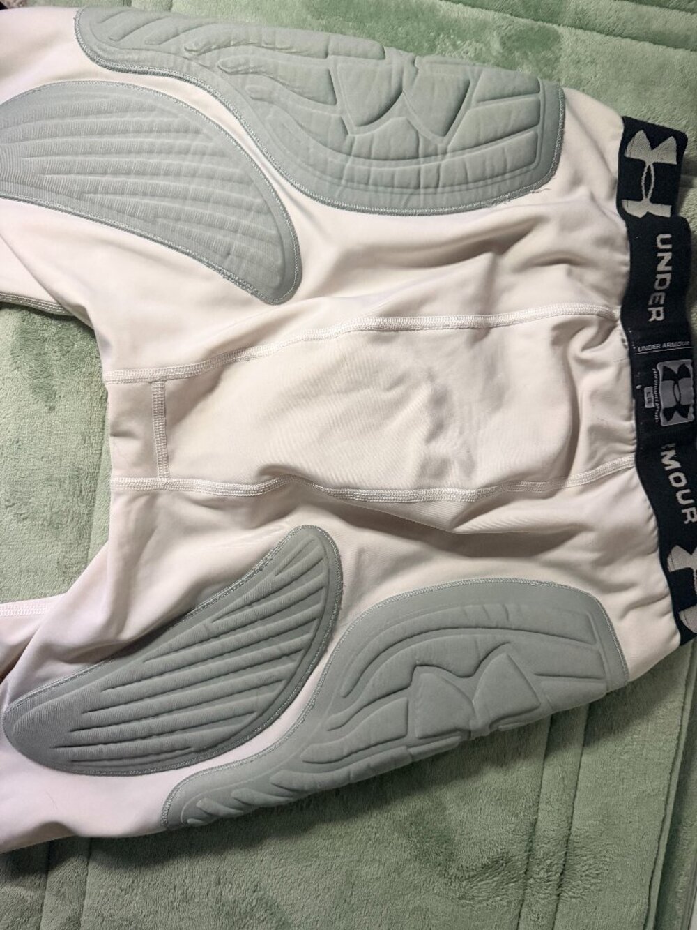 Under Armour Men's Padded Sliding Shorts | Size L | White | Compression Sliders
